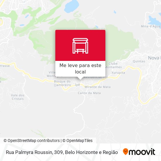 Rua Palmyra Roussin, 309 mapa