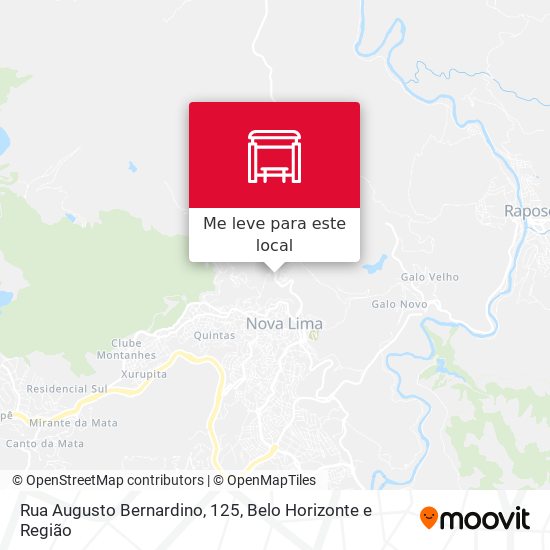 Rua Augusto Bernardino, 125 mapa