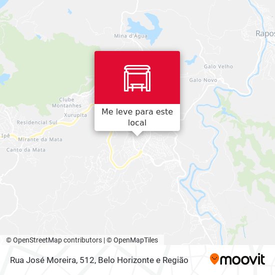 Rua José Moreira, 512 mapa