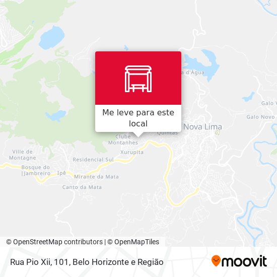 Rua Pio Xii, 101 mapa