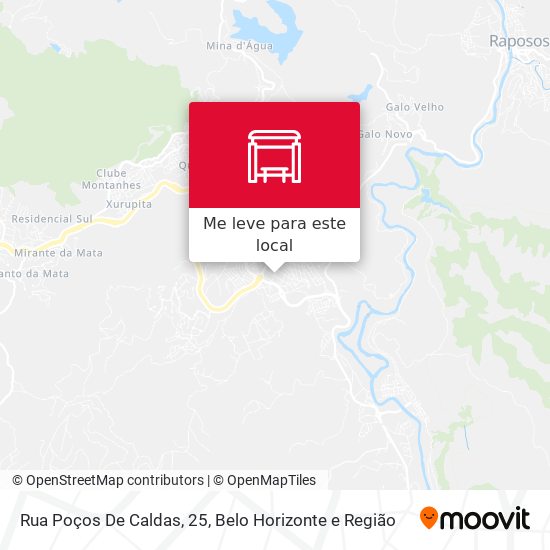 Rua Poços De Caldas, 25 mapa