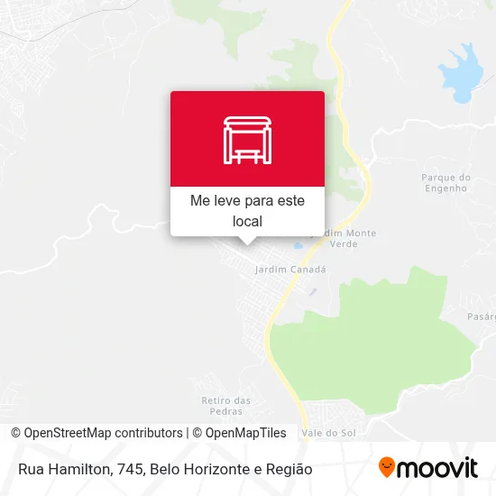 Rua Hamilton, 745 mapa