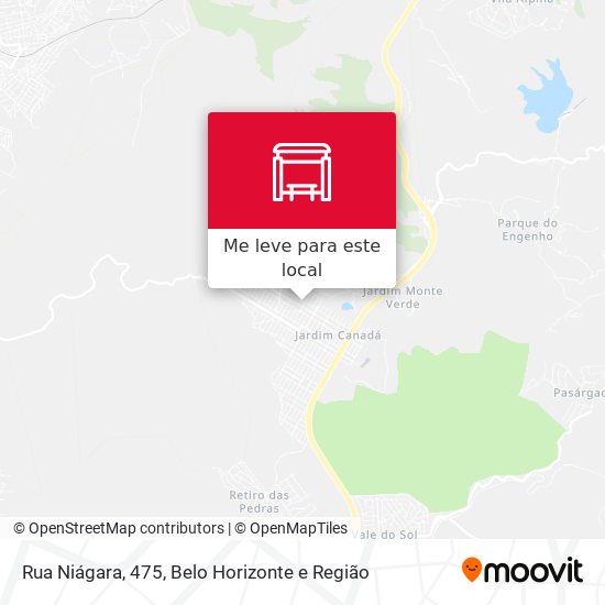 Rua Niágara, 475 mapa