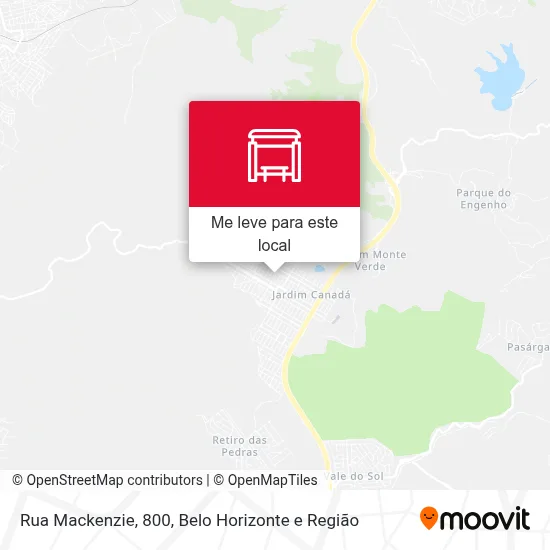 Rua Mackenzie, 800 mapa