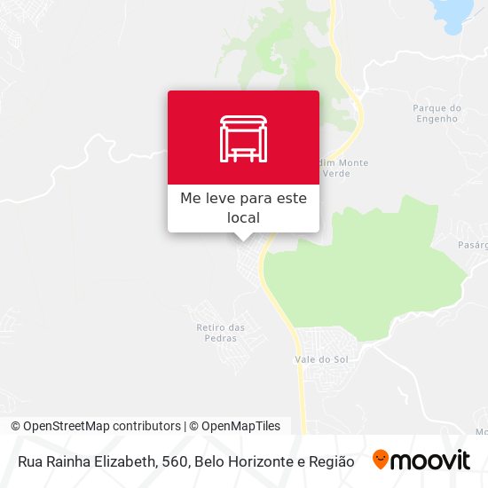 Rua Rainha Elizabeth, 560 mapa