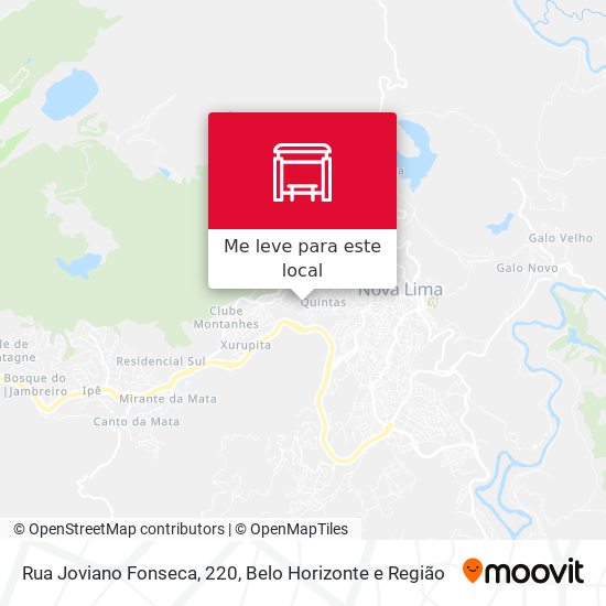Rua Joviano Fonseca, 220 mapa