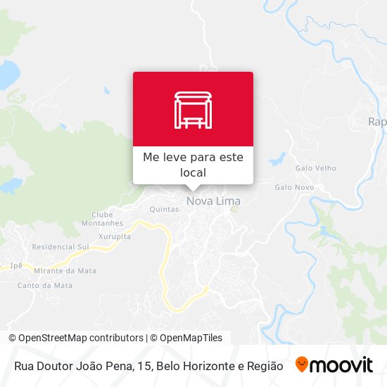 Rua Doutor João Pena, 15 mapa