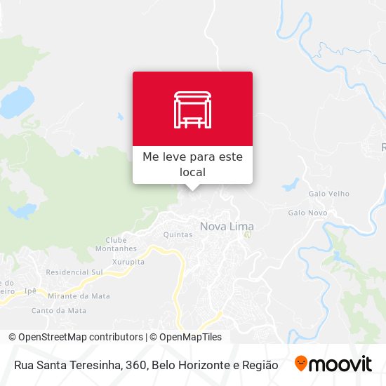 Rua Santa Teresinha, 360 mapa