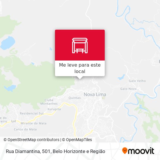 Rua Diamantina, 501 mapa