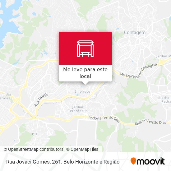 Rua Jovaci Gomes, 261 mapa