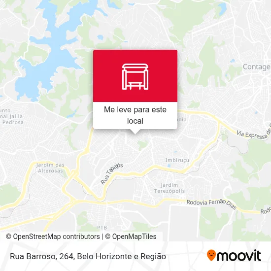 Rua Barroso, 264 mapa