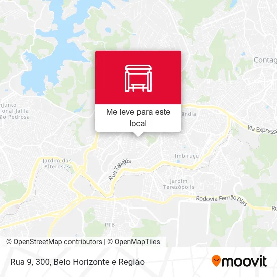 Rua 9, 300 mapa