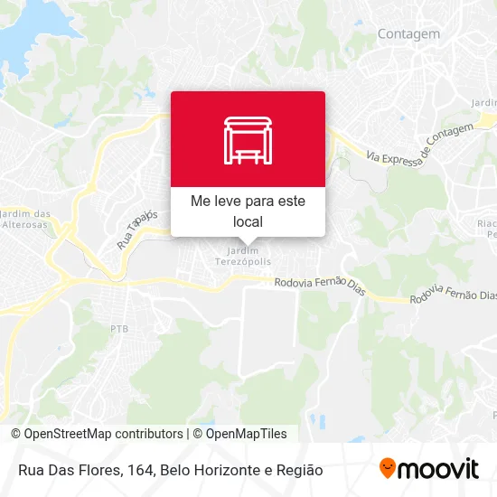 Rua Das Flores, 164 mapa