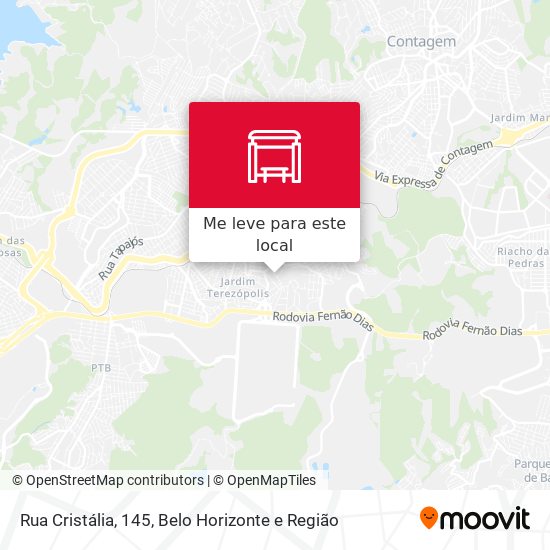 Rua Cristália, 145 mapa