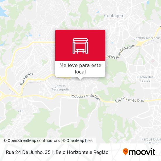 Rua 24 De Junho, 351 mapa