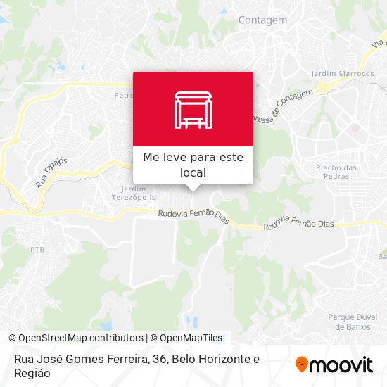 Rua José Gomes Ferreira, 36 mapa