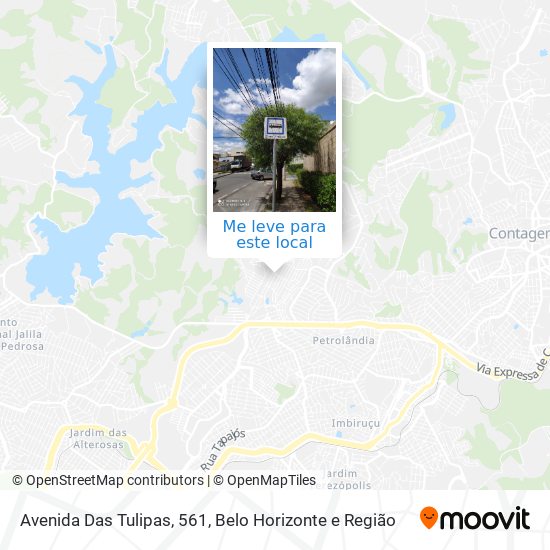 Avenida Das Tulipas, 561 mapa