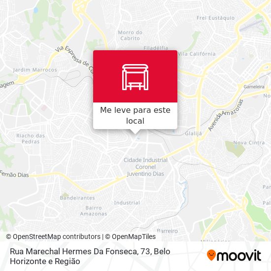 Rua Marechal Hermes Da Fonseca, 73 mapa