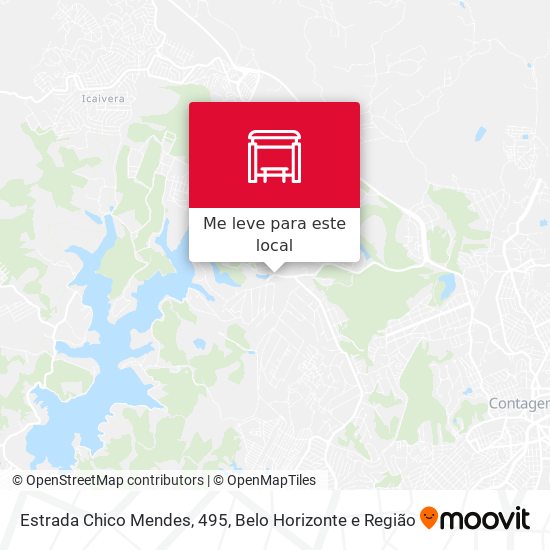 Estrada Chico Mendes, 495 mapa