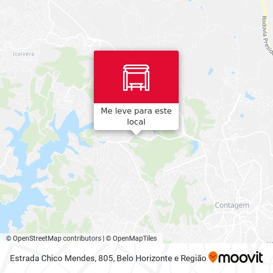 Estrada Chico Mendes, 805 mapa