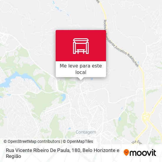 Rua Vicente Ribeiro De Paula, 180 mapa
