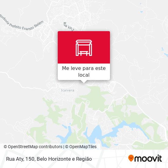 Rua Aty, 150 mapa