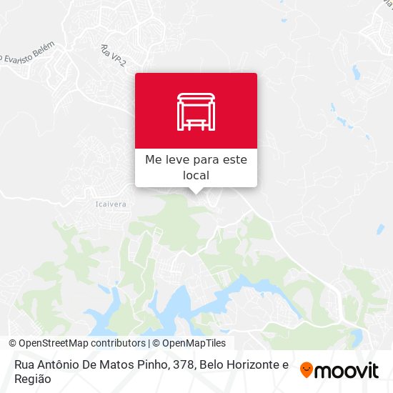 Rua Antônio De Matos Pinho, 378 mapa