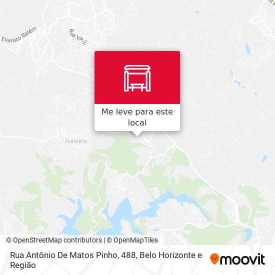 Rua Antônio De Matos Pinho, 488 mapa