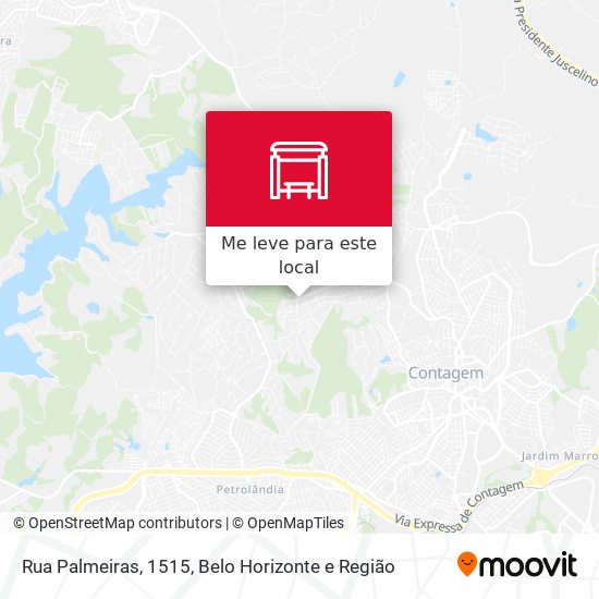 Rua Palmeiras, 1515 mapa