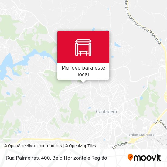 Rua Palmeiras, 400 mapa