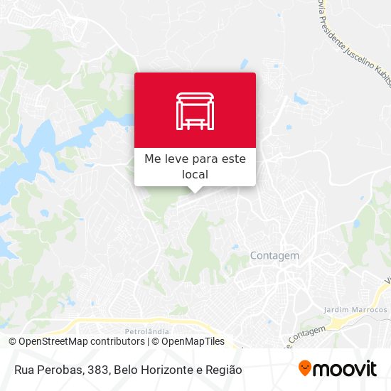 Rua Perobas, 383 mapa