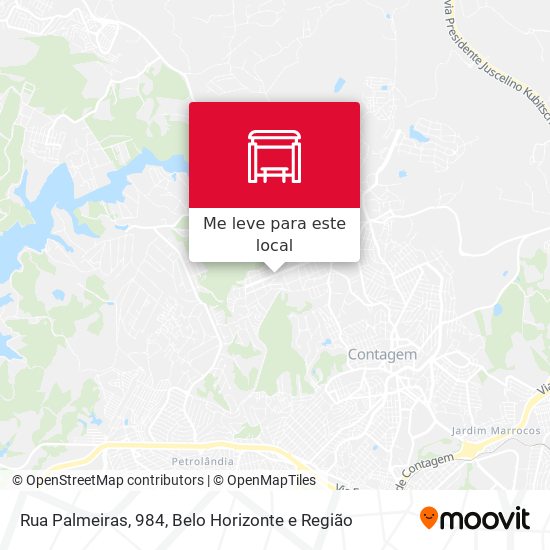 Rua Palmeiras, 984 mapa