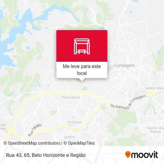 Rua 43, 65 mapa