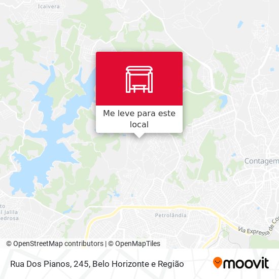 Rua Dos Pianos, 245 mapa