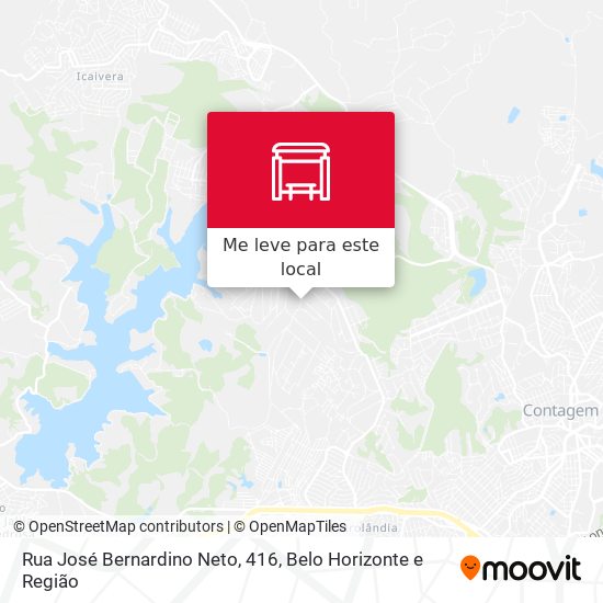 Rua José Bernardino Neto, 416 mapa