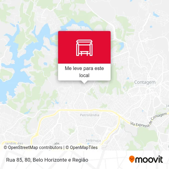 Rua 85, 80 mapa