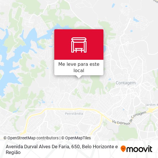 Avenida Durval Alves De Faria, 650 mapa