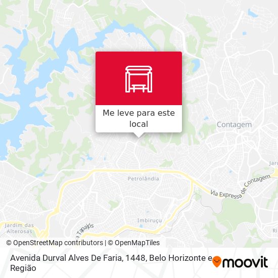 Avenida Durval Alves De Faria, 1448 mapa