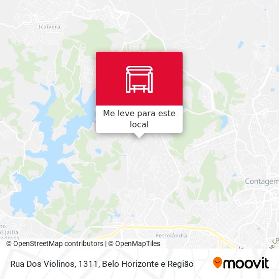 Rua Dos Violinos, 1311 mapa