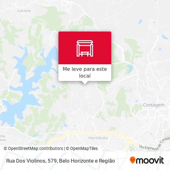 Rua Dos Violinos, 579 mapa
