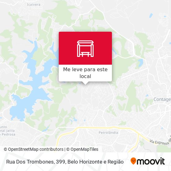 Rua Dos Trombones, 399 mapa