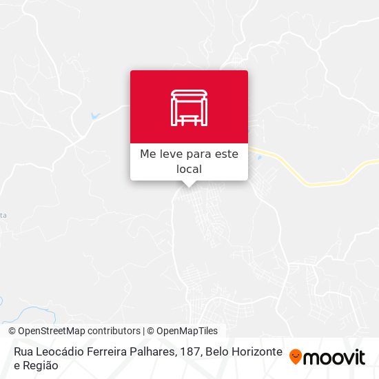 Rua Leocádio Ferreira Palhares, 187 mapa