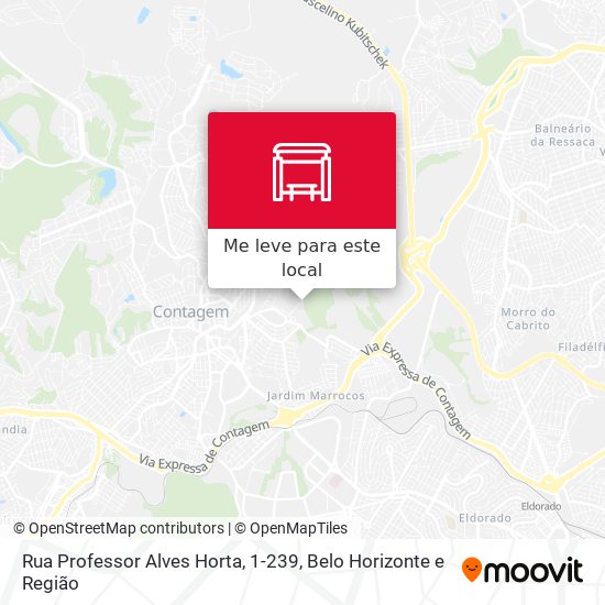 Rua Professor Alves Horta, 1-239 mapa