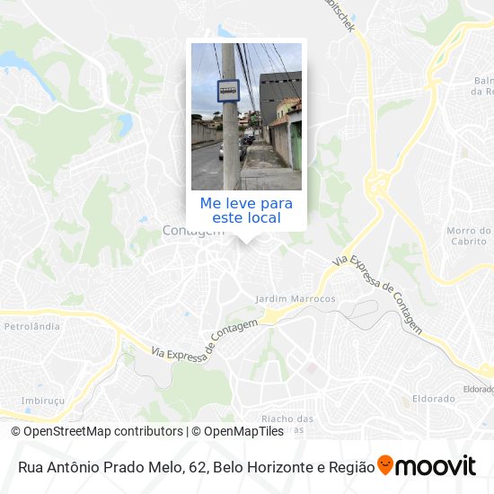 Rua Antônio Prado Melo, 62 mapa