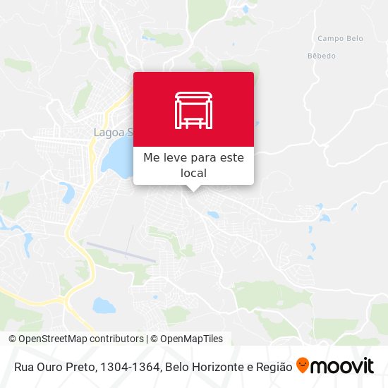 Rua Ouro Preto, 1304-1364 mapa