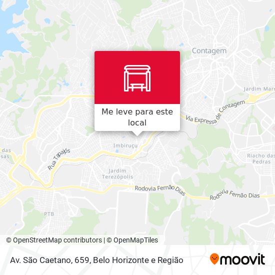 Av. São Caetano, 659 mapa