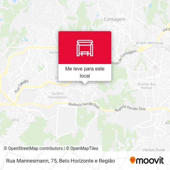 Rua Mannesmann, 75 mapa