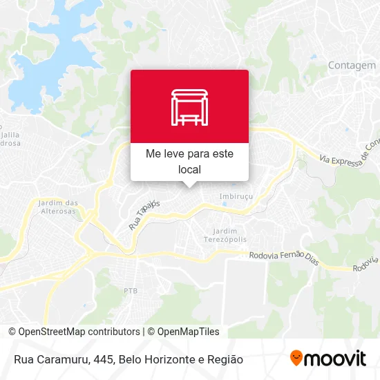 Rua Caramuru, 445 mapa