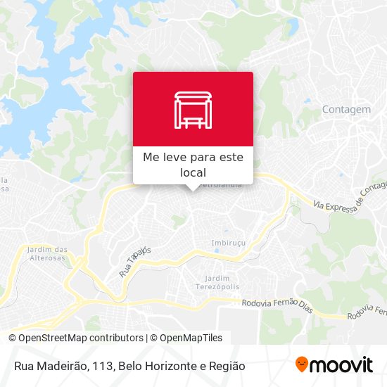 Rua Madeirão, 113 mapa