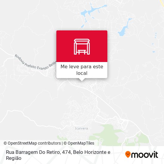 Rua Barragem Do Retiro, 474 mapa